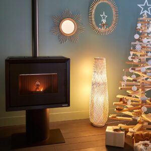 Poêle à granulés Freepoint Modo étanche Noir 9,3 kW
